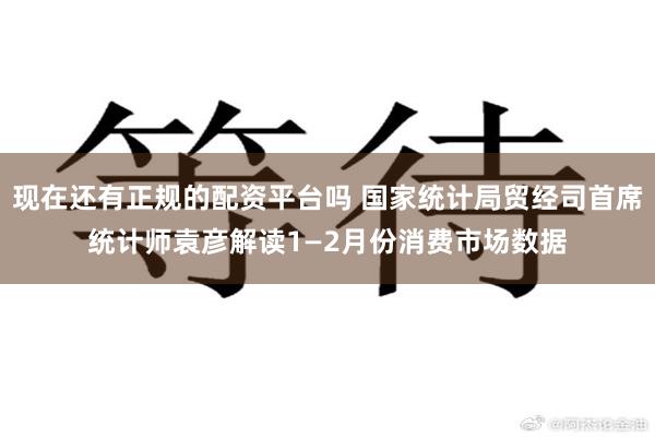 现在还有正规的配资平台吗 国家统计局贸经司首席统计师袁彦解读1—2月份消费市场数据
