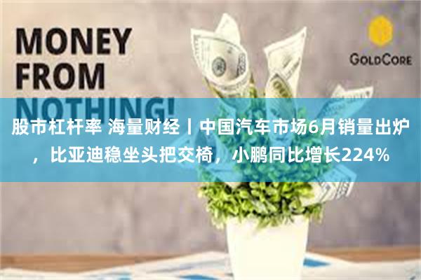 股市杠杆率 海量财经丨中国汽车市场6月销量出炉，比亚迪稳坐头把交椅，小鹏同比增长224%